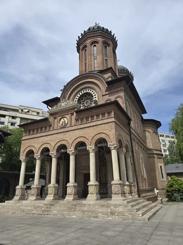 Pareizticīgo baznīca Bukarestē.